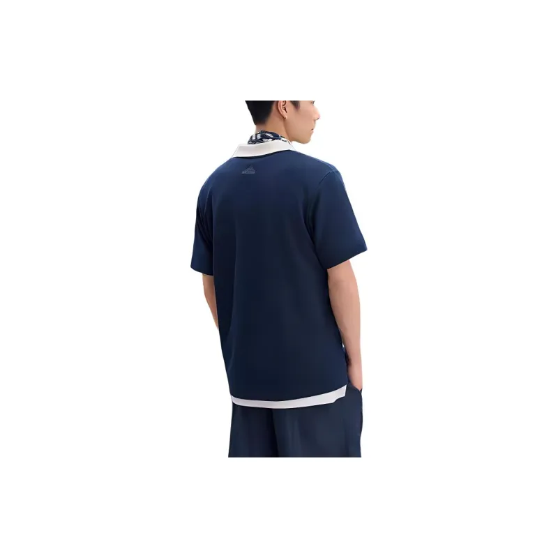 Adidas VERBIAGE Polo Shirt Men's College Navy-4
