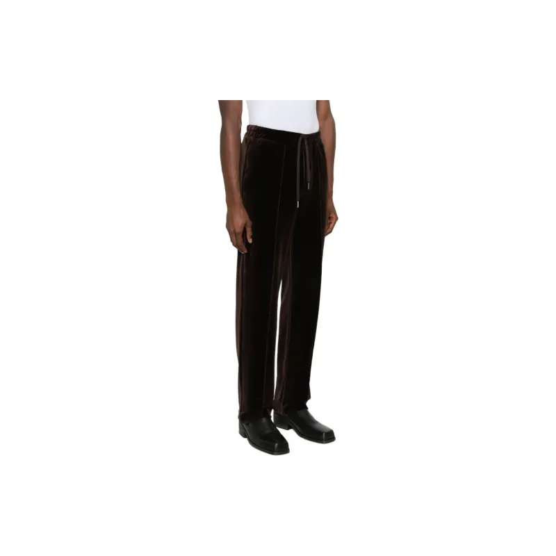 TOM FORD Straight leg Velour Track Pants-3