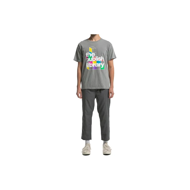 PUBLISH Straight T-Shirt Men's Light Gray-1