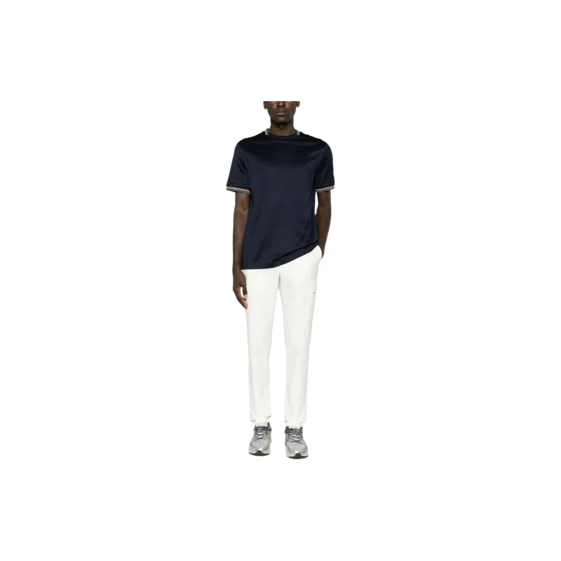 Paul Smith Signature Stripe Trim T-Shirt-1