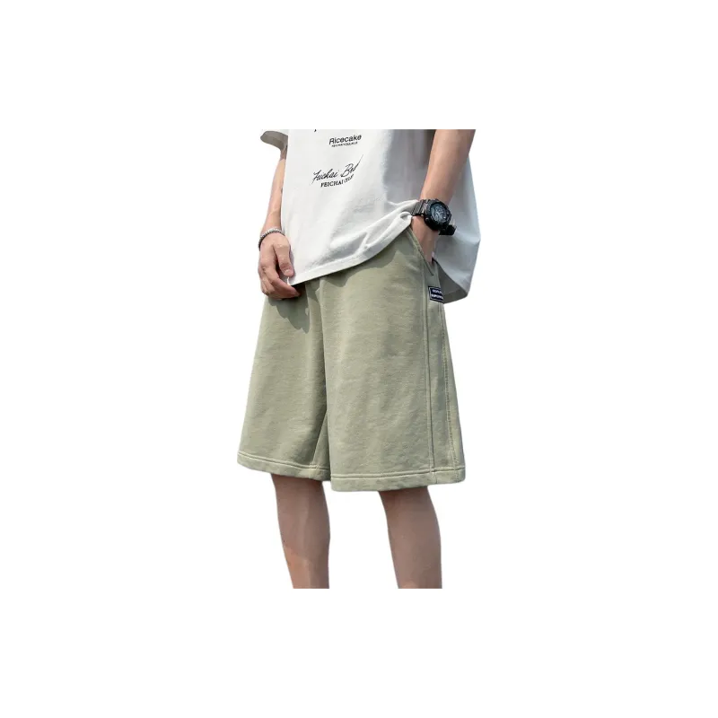 Tonlion Casual Shorts Men's Tea Green-2