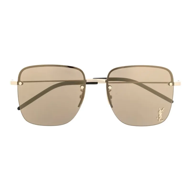 SAINT LAURENT Monogram Frameless Sunglasses-1