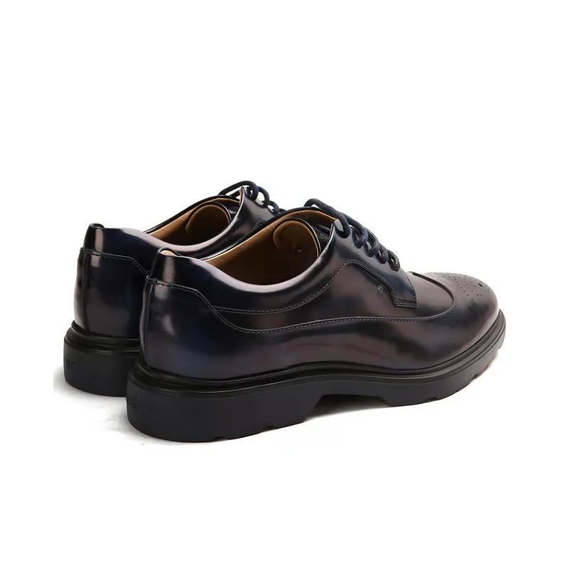 HOGAN H304 Casual Shoes Men's Dark Blue-2
