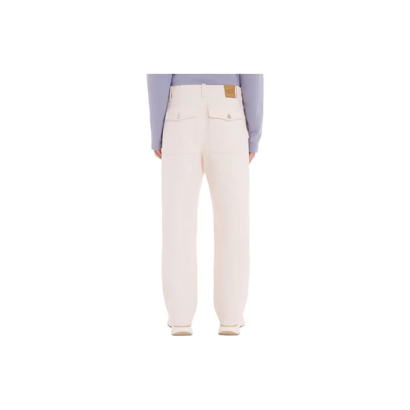 Maison Kitsune Logo Patch Straight Leg Jeans-3