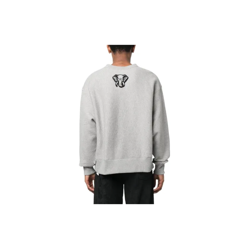 KENZO Logo Patch Detailed Crewneck Sweatshirt-2