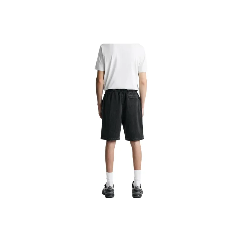 ZARA Denim Shorts Men Black-4