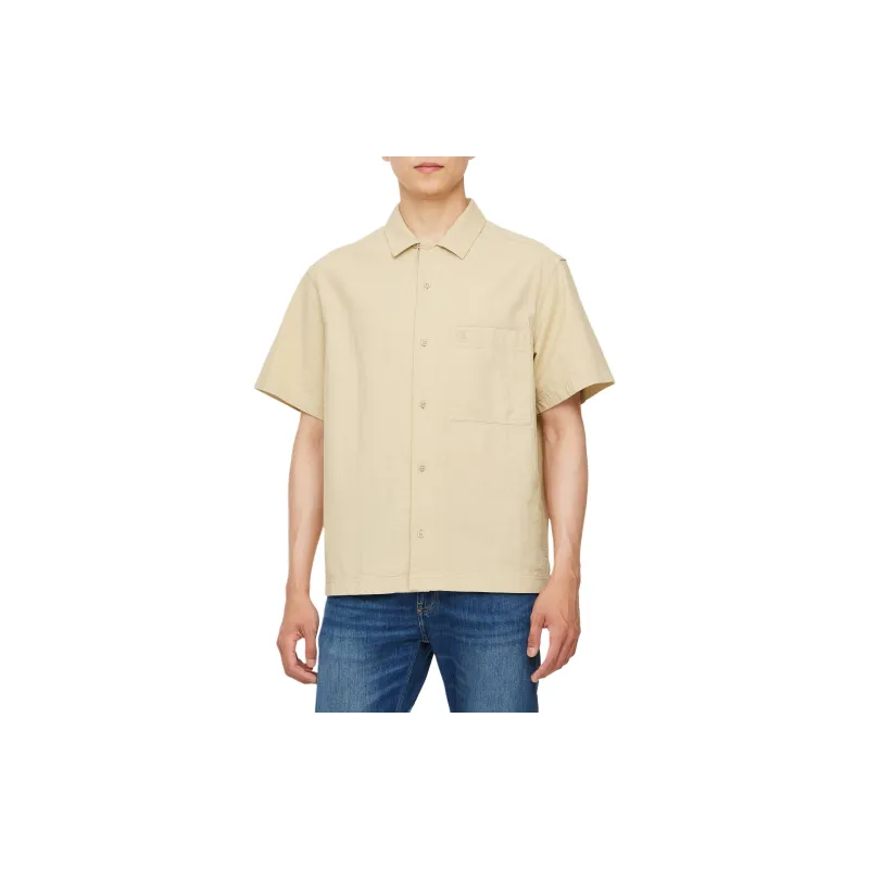 CALVIN KLEIN Shirt Men's Light Khaki-3