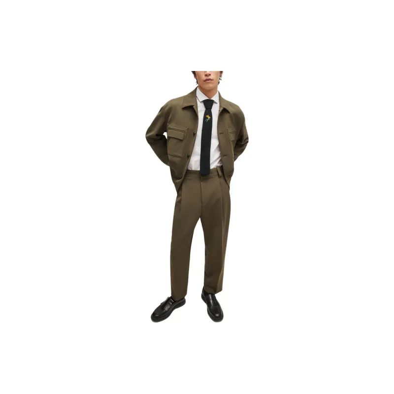 HUGO BOSS Suit Trouser Men's Khaki-1