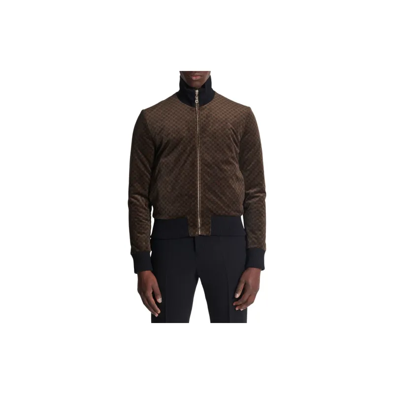 BALMAIN Reversible Mini Monogram Bomber Jacket-4