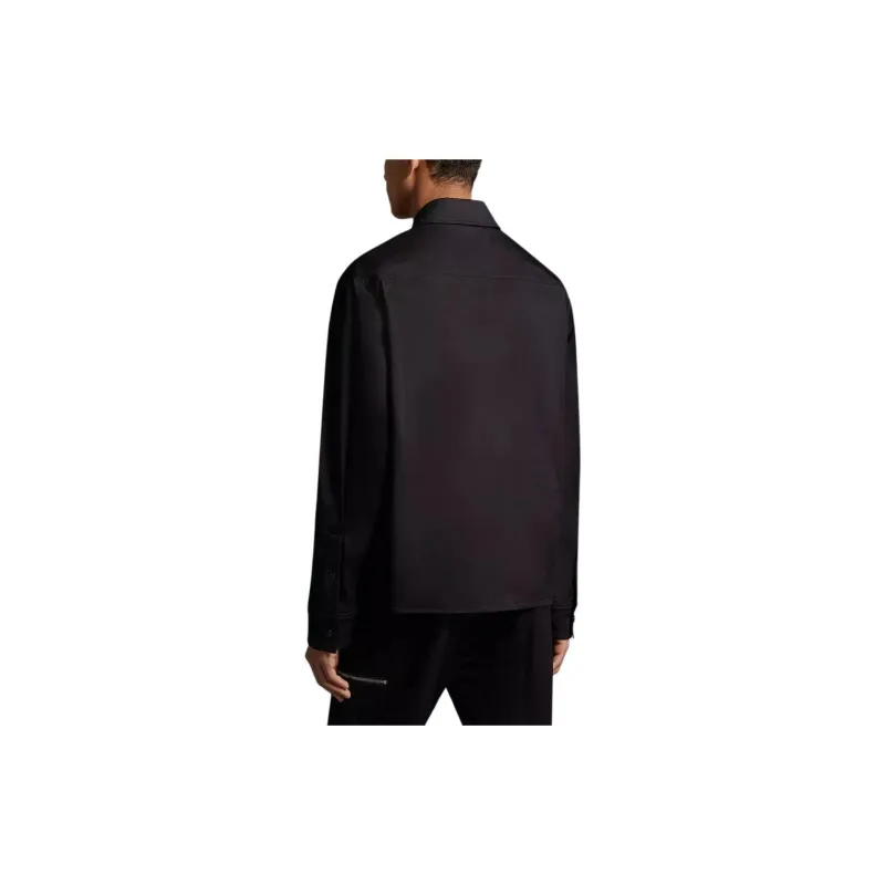 Moncler Ciamicia Logo Patch Zipped Shirt Jacket-2