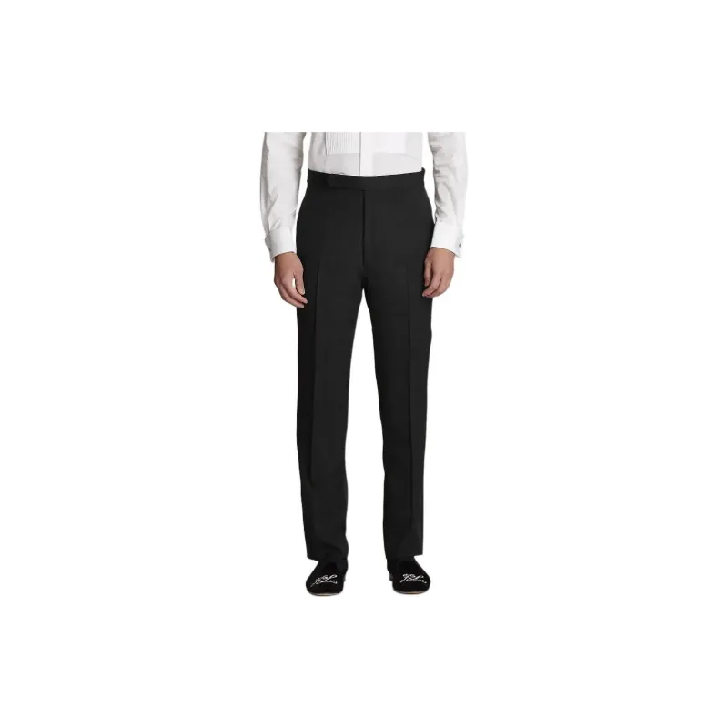 Polo Ralph Lauren Gregory Handmade Barathea Shawl Tuxedo Business Suits Men's Black-4
