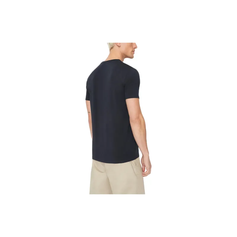 ARMANI EXCHANGE T Shirts Men Marine Blue-2