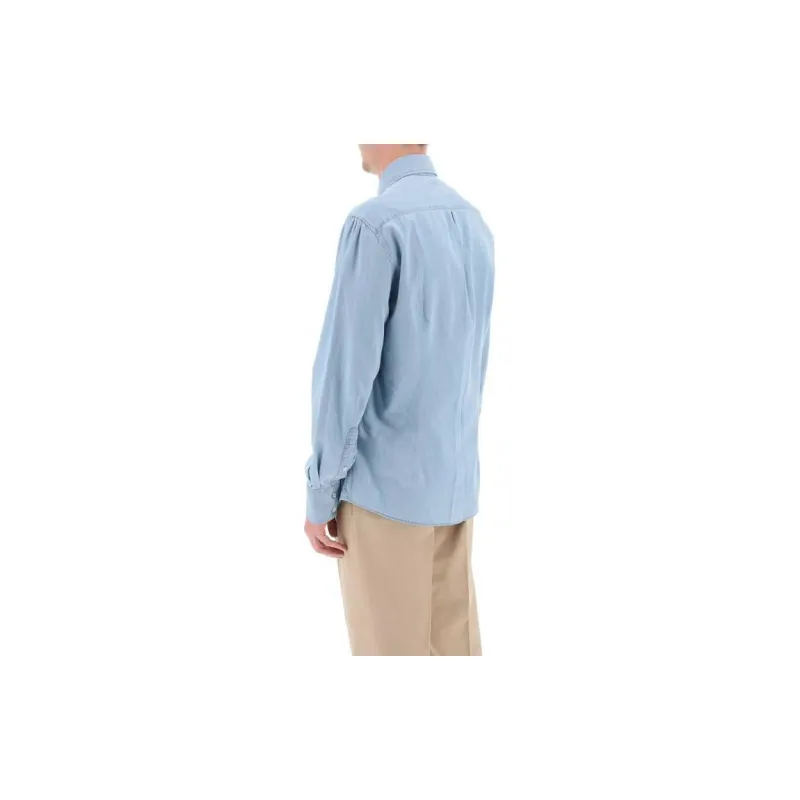 Brunello Cucinelli Buttoned Long Sleeved Shirt-3