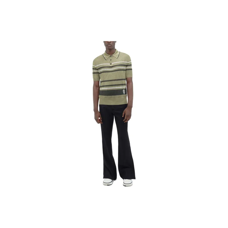 AMIRI SS24 Polo Shirt Men's Green-1