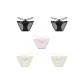5 Pack (Black+Black+Pink+Skin+Skin)