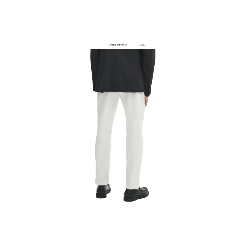 Massimo Dutti Suit Trousers Men White-3