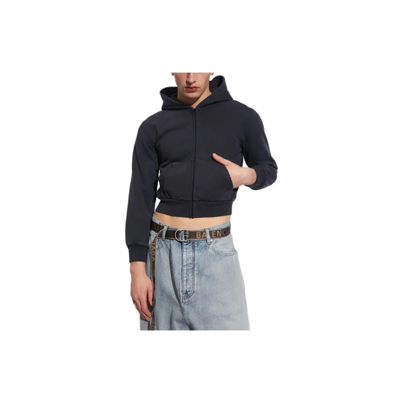 Balenciaga FW23 Sweatshirt Slim Fit Men's Black-3