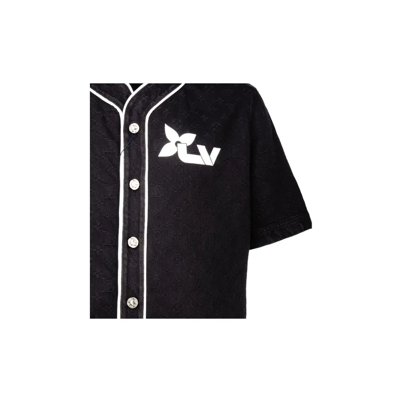 LOUIS VUITTON Shirt Men's Black-5
