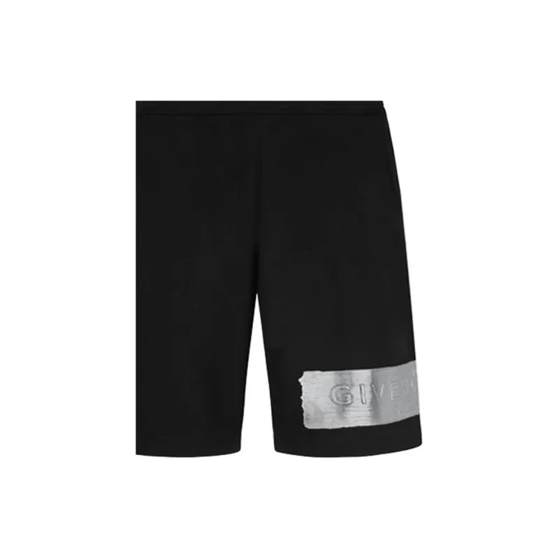 Givenchy Shorts With Latex Band-6