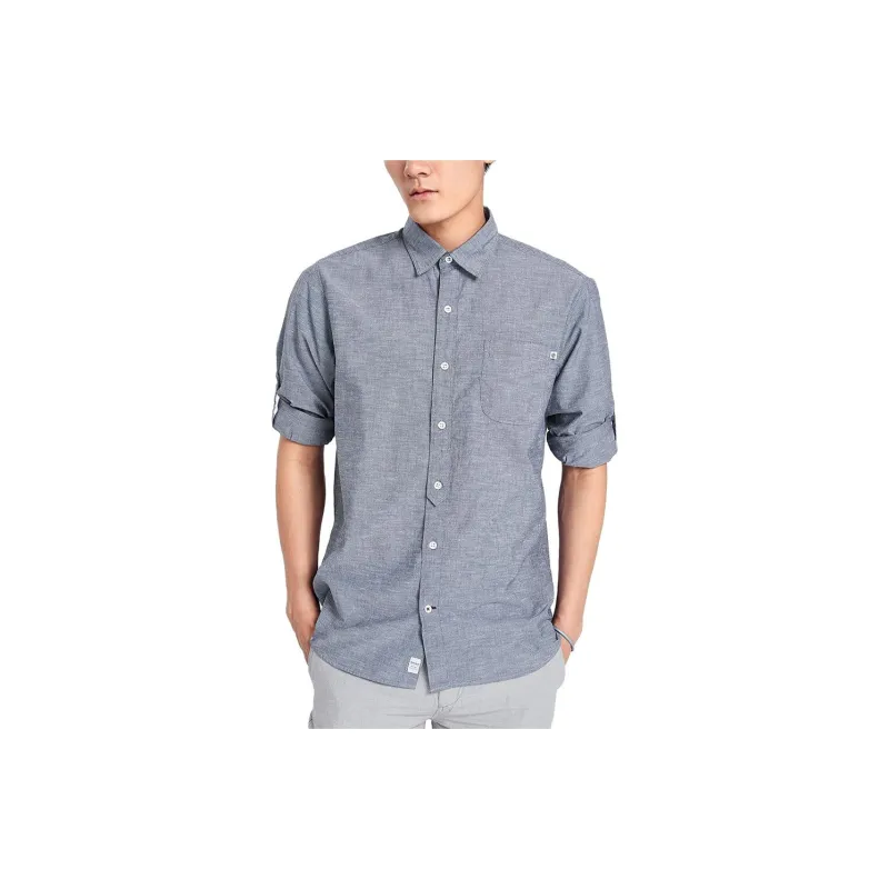 Timberland Shirts Men Gray-3