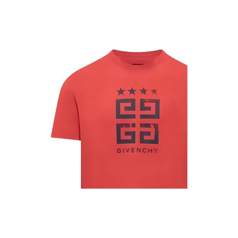 Givenchy T Shirts Men Red-5