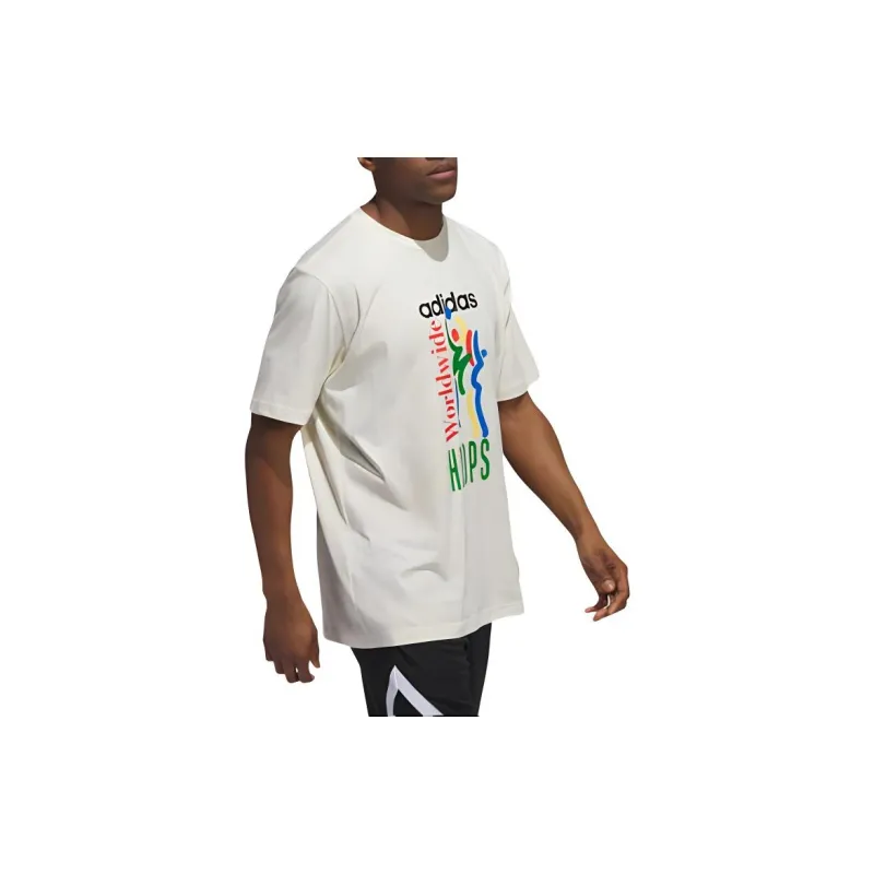 Adidas Worldwide Hoops Graphic Tee-2