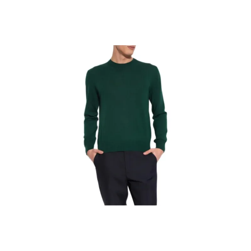 GUCCI Logo Embroidered Knit Sweater-3