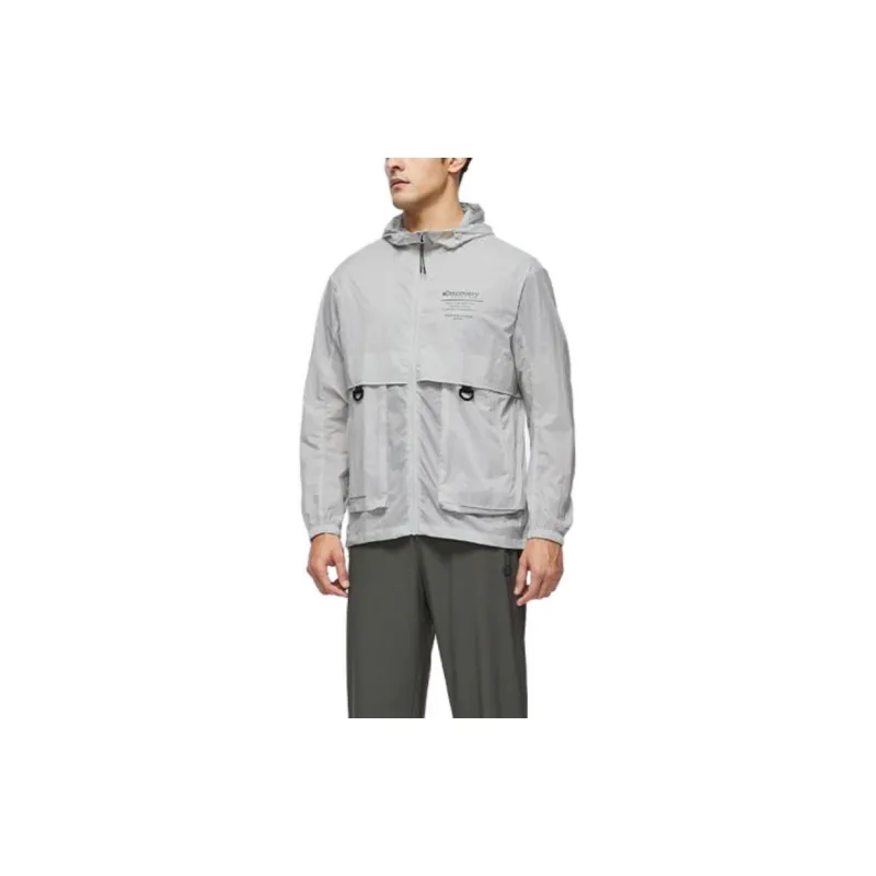 Discovery Expedition Sun Protection Clothing Men Bright Gray-2