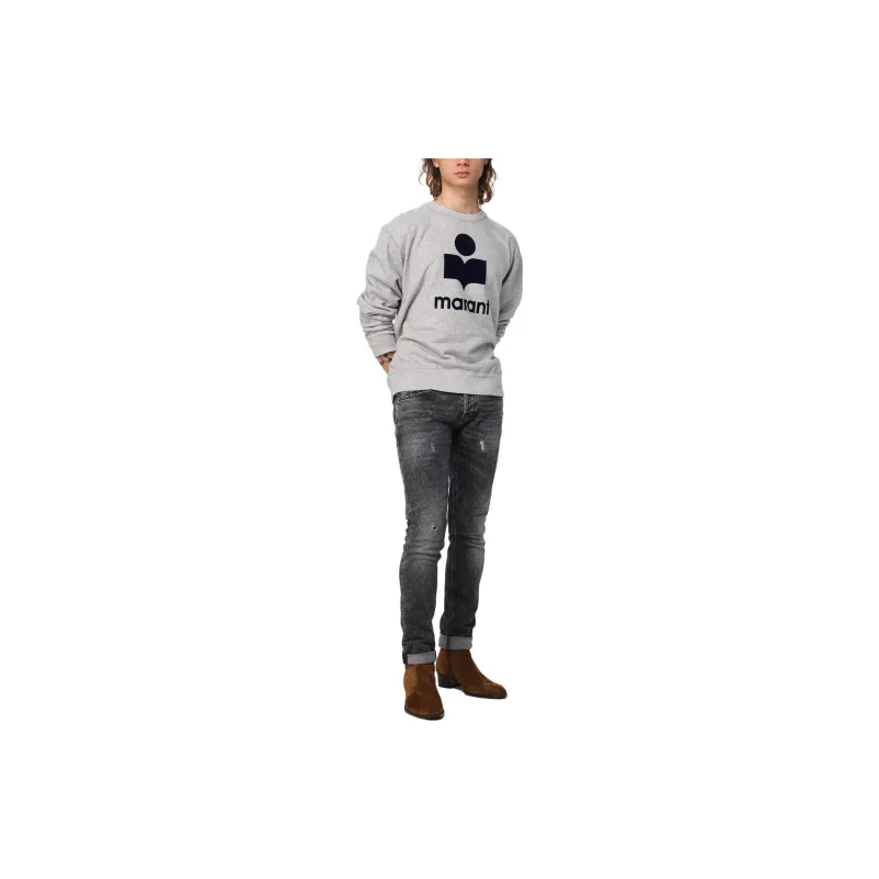 ISABEL MARANT Mikoy Logo embroidered Sweatshirt-5