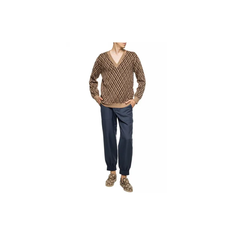 GUCCI Sweaters Men Brown-1