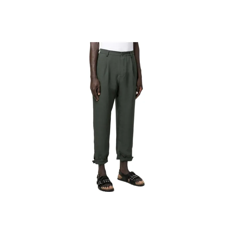 NANUSHKA Casual Pants Men Olive Green-3