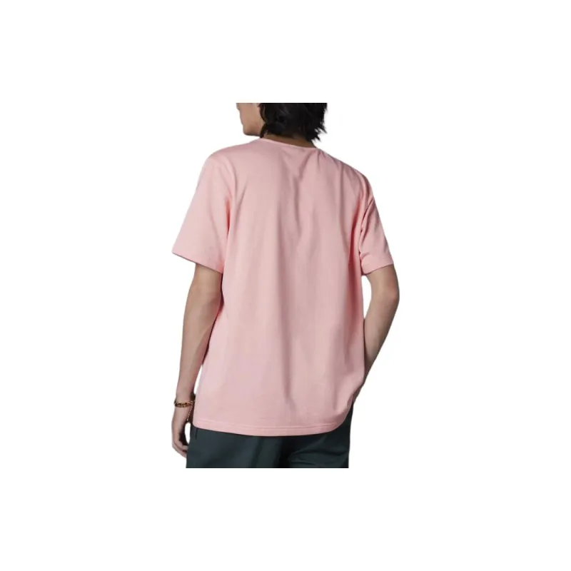 Adidas Originals Adicolor 70s LARGE TREFOIL TEE T Shirt Men's Pink-4
