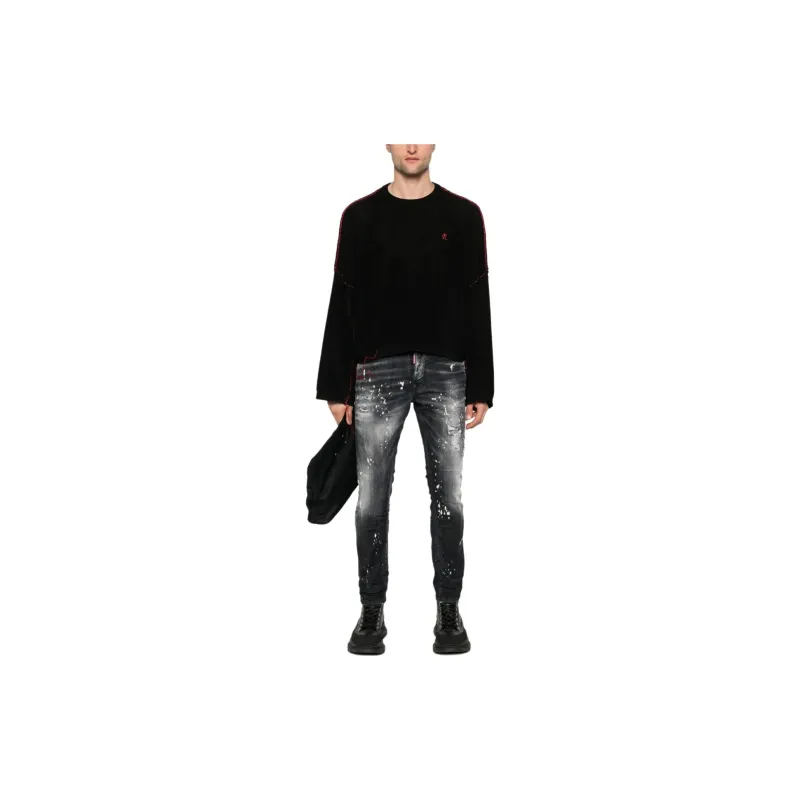 DSQUARED 2 Distressed Paint Splattered Skinny Jeans-1