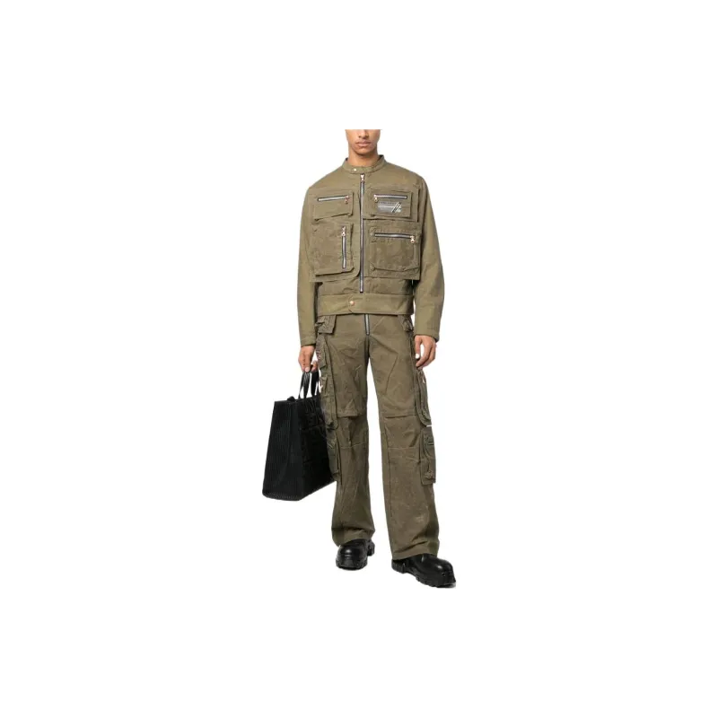 DIESEL Jackets Men Brown-1