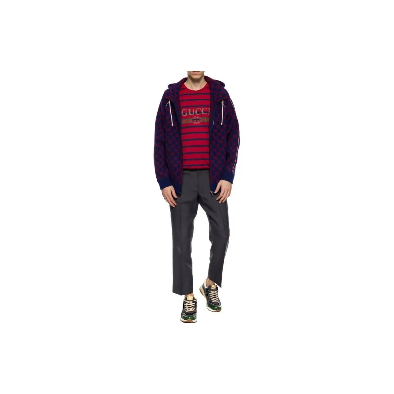 GUCCI FW22 Casual Pants Men's Black-1