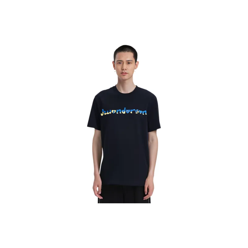 JW Anderson X Run Hany Logo Printed T Shirt-2