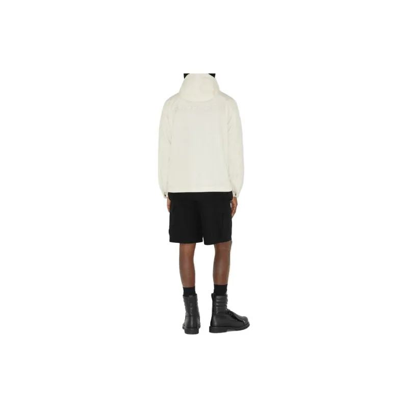 Burberry Logo Printed Zipped Hoodie-2