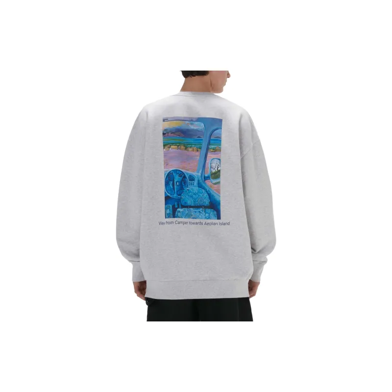JW Anderson Anchor Embroidered Back Printed Sweatshirt-2