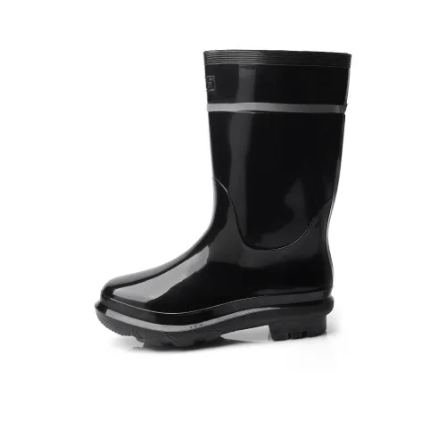 Strongman Rain Boots Unisex Black