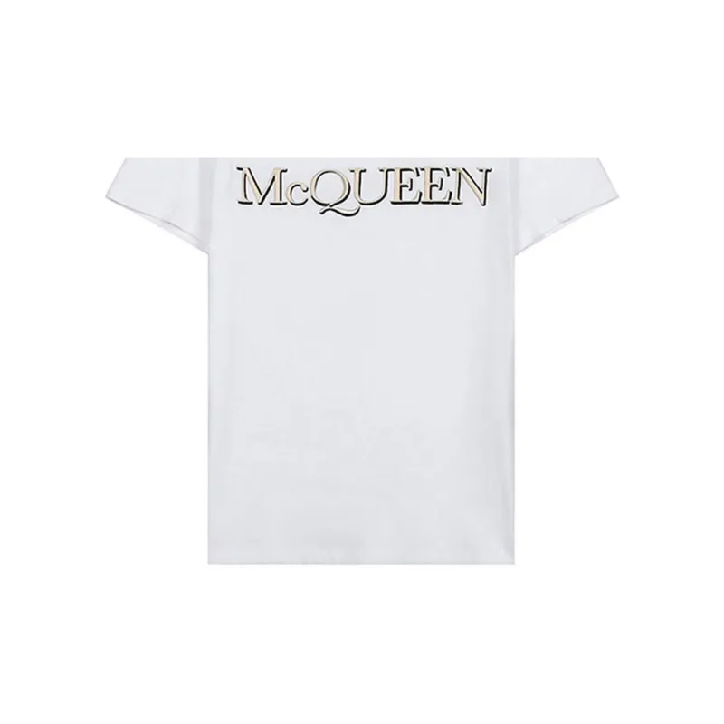 Alexander McQueen Logo print T shirt-5
