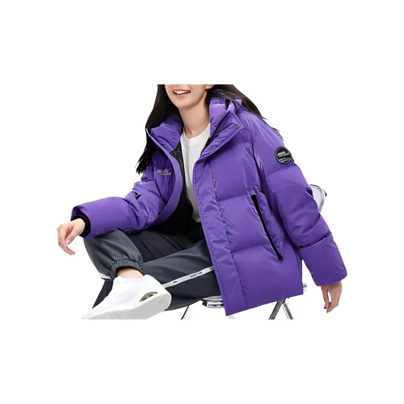 Skechers Down Jacket Unisex Dark Purple-2