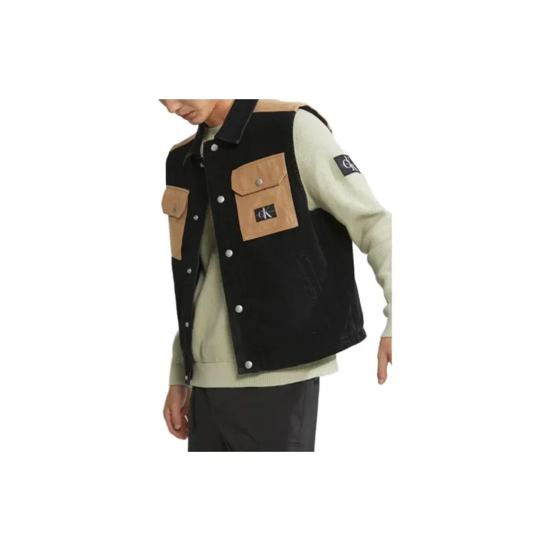 CK/Calvin Klein Calvin Klein Loves The Gravity Series FW23 Vest Unisex Denim Black-1