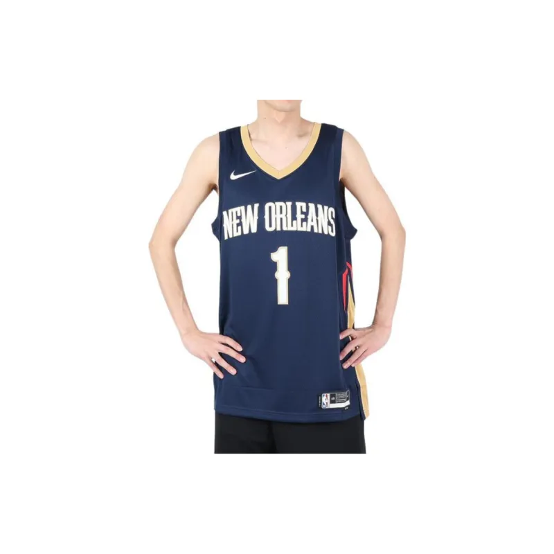 Nike Nike X NBA Basketball Jerseys Unisex Navy Blue-2