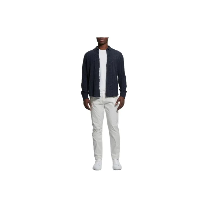 GUESS Noah Straight Pants Casual Pants Men's White-3