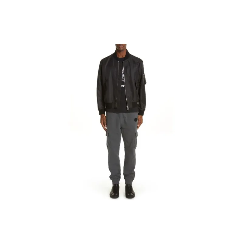 Burberry Knitted Sports Pants Men's Dark Gray-2