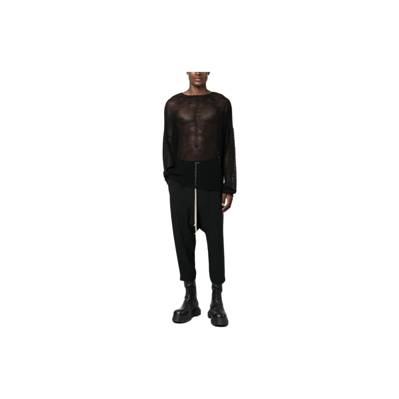 RICK OWENS Casual Pants Men Black-1