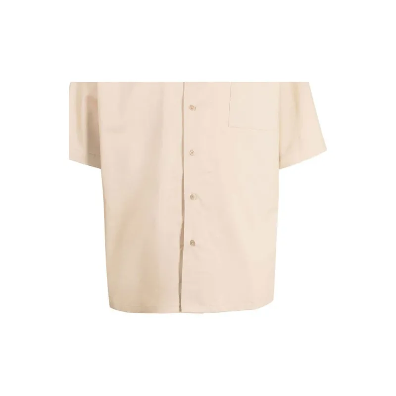 TRUSSARDI Logo-embroidered Short-sleeve Shirt-4