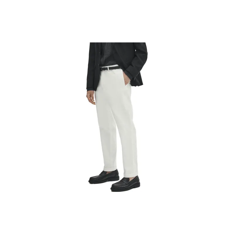 Massimo Dutti Suit Trousers Men White-2
