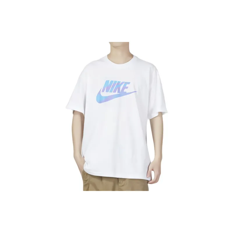 Nike T Shirts Men White-2