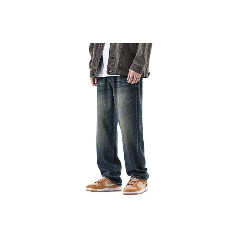 GTRG Jeans Unisex Nano Yellow Mud Blue-4
